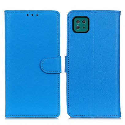 Samsung Galaxy A22 5G Kotelo Sininen Lompakko