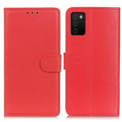Samsung Galaxy A03s Kotelo Punainen Lompakko