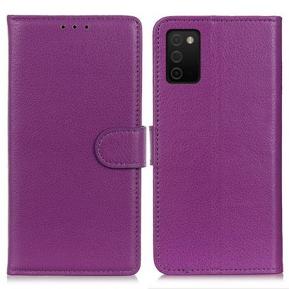 Samsung Galaxy A03s Kotelo Violetti Lompakko