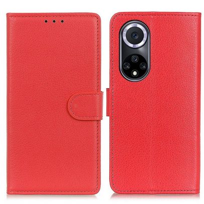Huawei Honor 50 Lompakko Suojakotelo Punainen