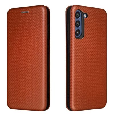 Samsung Galaxy S21 FE 5G Kotelo Hiilikuitu Punainen