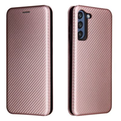 Samsung Galaxy S21 FE 5G Kotelo Hiilikuitu Ruusukulta