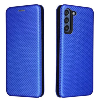 Samsung Galaxy S21 FE 5G Kotelo Hiilikuitu Sininen