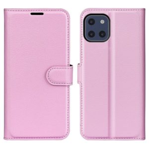 Samsung Galaxy A03 Kotelo PU-Nahka Vaaleanpunainen