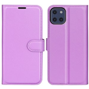 Samsung Galaxy A03 Kotelo PU-Nahka Violetti