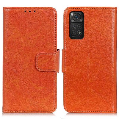 Xiaomi Redmi Note 11 Nahkakotelo Oranssi