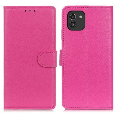 Samsung Galaxy A03 Kotelo Pinkki Lompakko