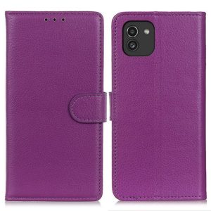 Samsung Galaxy A03 Kotelo Violetti Lompakko