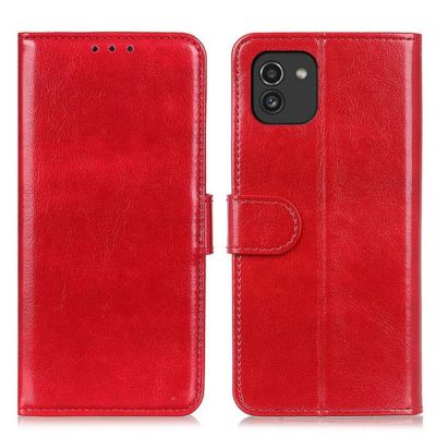 Samsung Galaxy A03 Lompakkokotelo Punainen
