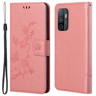 Samsung Galaxy A53 5G Suojakotelo Kukka Vaaleanpunainen