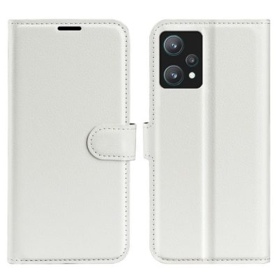 OnePlus Nord CE 2 Lite 5G Kotelo PU-Nahka Valkoinen