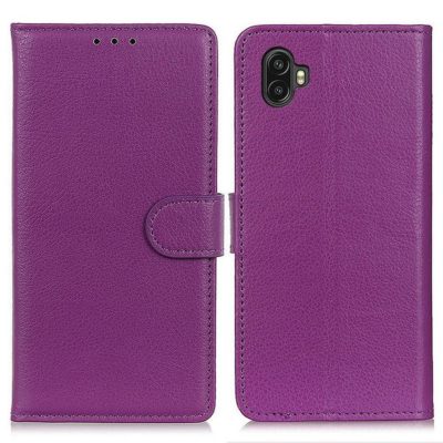 Samsung Galaxy Xcover 6 Pro Kotelo Violetti Lompakko