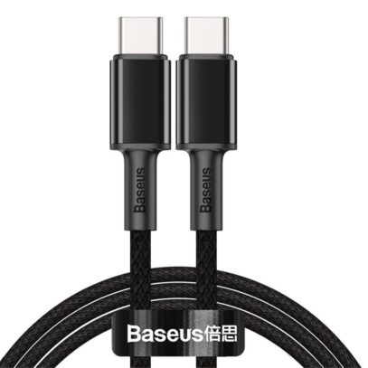 Baseus USB-C - USB-C Pikalatauskaapeli 100W 2m
