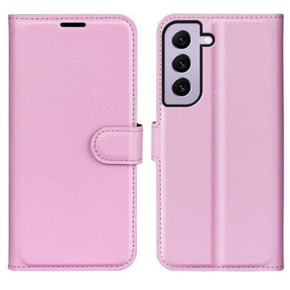 Samsung Galaxy S23 5G Kotelo PU-Nahka Vaaleanpunainen