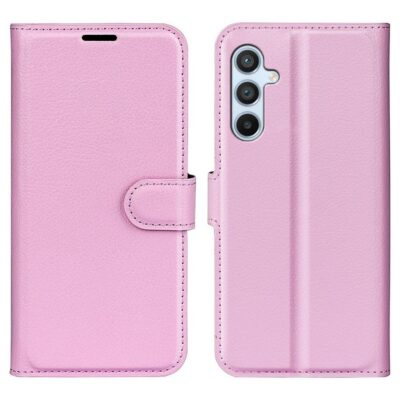 Samsung Galaxy A54 5G Kotelo PU-Nahka Vaaleanpunainen