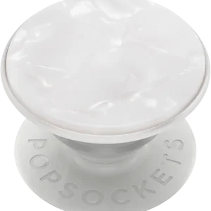 PopSockets PopGrip Luxe Puhelinpidike Acetate Pearl White