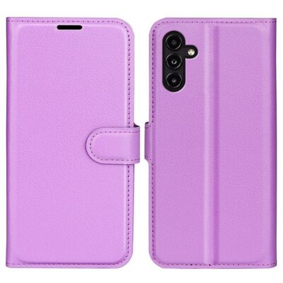 Samsung Galaxy A14 Kotelo PU-Nahka Violetti