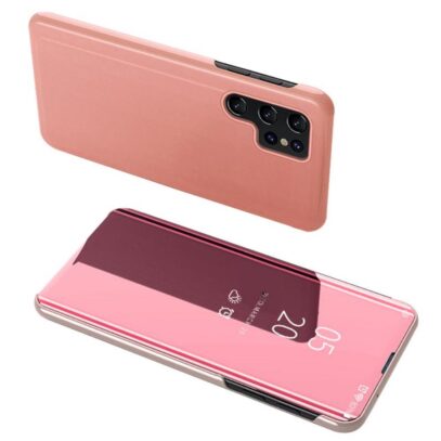 Samsung Galaxy S23 Ultra 5G Kotelo Peilipinta Ruusukulta