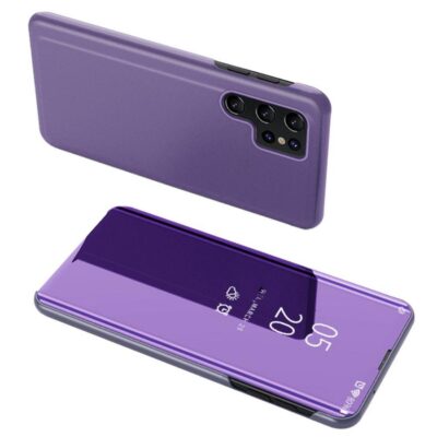 Samsung Galaxy S23 Ultra 5G Kotelo Peilipinta Tummanvioletti