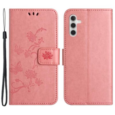 Samsung Galaxy S23 FE 5G Kotelo Kukka Vaaleanpunainen