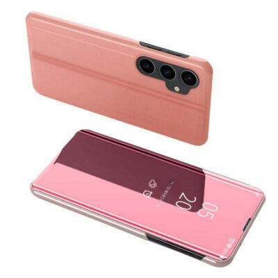 Samsung Galaxy S23 FE 5G Kotelo Peilipinta Ruusukulta