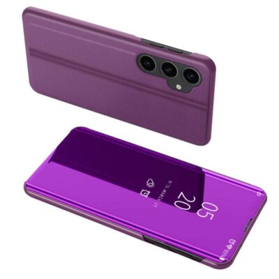Samsung Galaxy S23 FE 5G Kotelo Peilipinta Violetti