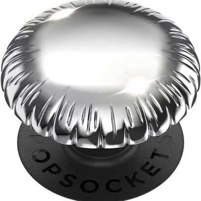 PopSockets PopGrip Puhelinpidike Metallic Balloon Silver