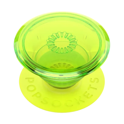 PopSockets PopGrip Premium Puhelinpidike Neon Glow Blazing Lime