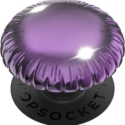 PopSockets PopGrip Puhelinpidike Metallic Balloon Purple
