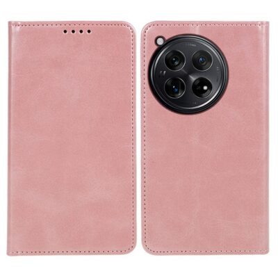 OnePlus 12R Kannellinen Suojakotelo Vaaleanpunainen
