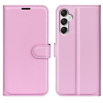 Samsung Galaxy A25 5G Kotelo PU-Nahka Vaaleanpunainen