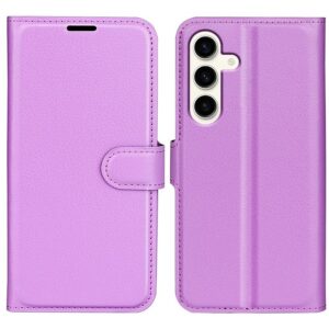 Samsung Galaxy S24+ 5G Kotelo PU-Nahka Violetti