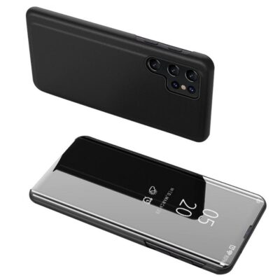 Samsung Galaxy S24 Ultra 5G Kotelo Peilipinta Musta