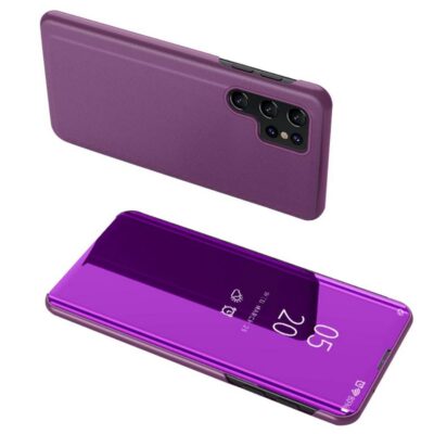 Samsung Galaxy S24 Ultra 5G Kotelo Peilipinta Violetti