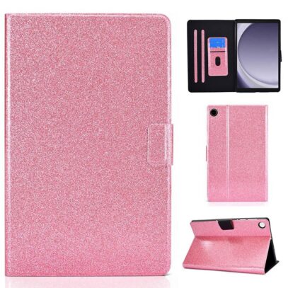 Samsung Galaxy Tab A9+ 11.0" Kotelo Glitter Pinkki