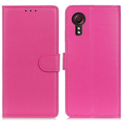 Samsung Galaxy Xcover 7 Kotelo PU-Nahka Pinkki