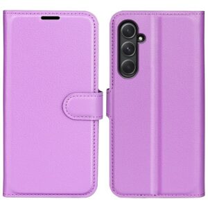 Samsung Galaxy A55 5G Kotelo PU-Nahka Violetti