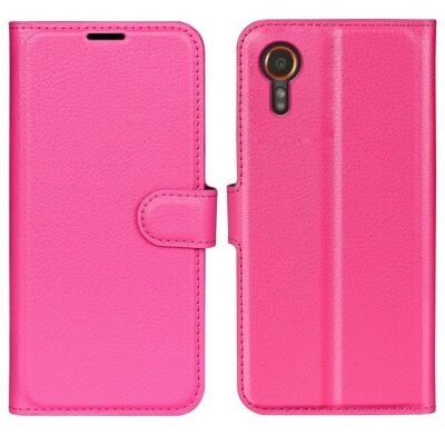 Samsung Galaxy Xcover 7 Kotelo Pinkki Lompakko