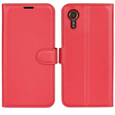 Samsung Galaxy Xcover 7 Kotelo Punainen Lompakko