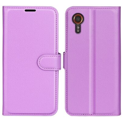 Samsung Galaxy Xcover 7 Kotelo Violetti Lompakko