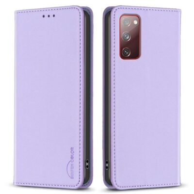 Samsung Galaxy S20 FE Kotelo Binfen Vaaleanvioletti