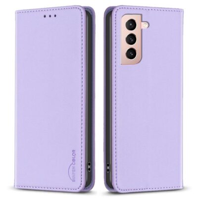 Samsung Galaxy S21 5G Kotelo Binfen Vaaleanvioletti