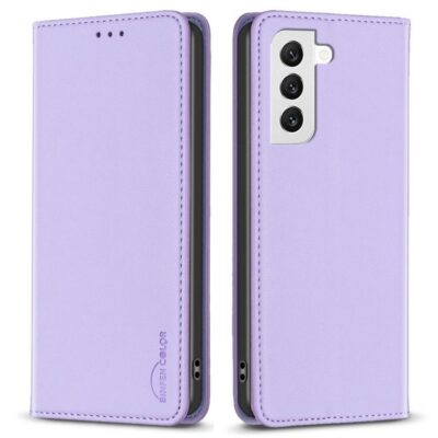Samsung Galaxy S22 5G Kotelo Binfen Vaaleanvioletti