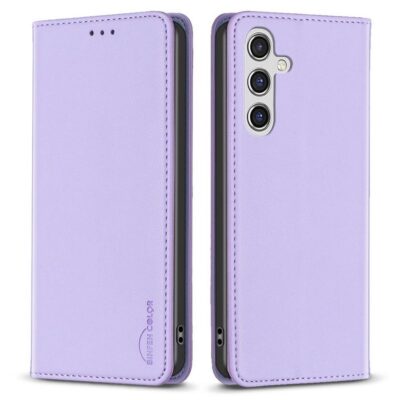Samsung Galaxy A15 Kotelo Binfen Vaaleanvioletti