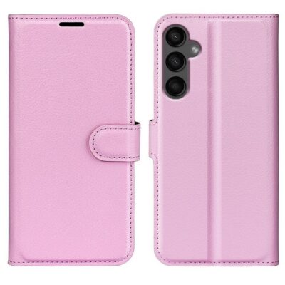 Samsung Galaxy A15 Kotelo PU-Nahka Vaaleanpunainen