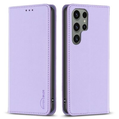 Samsung Galaxy S24 Ultra 5G Kotelo Binfen Vaaleanvioletti