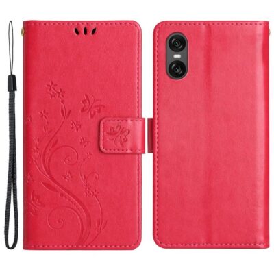 Sony Xperia 10 VI Suojakotelo Kukka Pinkki