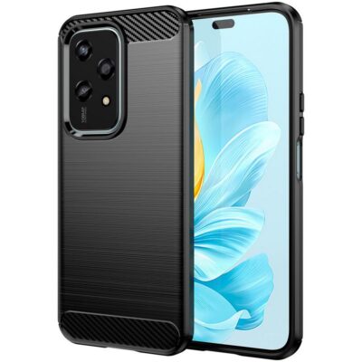 Honor 200 Lite 5G Suojakuori Hiilikuitu Musta