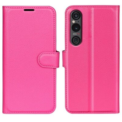 Sony Xperia 1 VI Suojakotelo PU-Nahka Pinkki