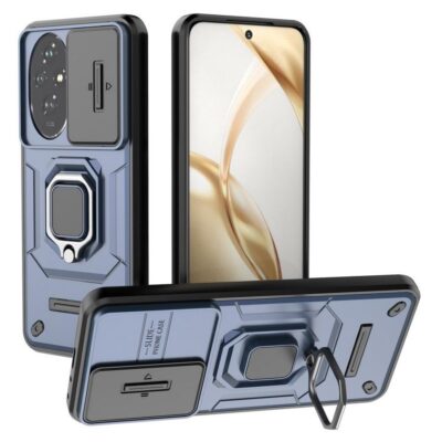 Honor 200 5G Sormus Kuori Kamerasuojalla Sininen